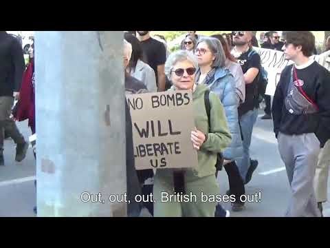 "British bases, out!"