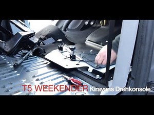Kiravans Drehkonsole Doppelsitzbank VW T5