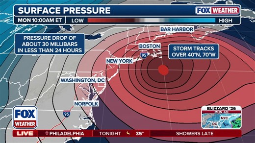 Historic blizzard targets the Northeast with millions along the I-95 corridor in the bullseye