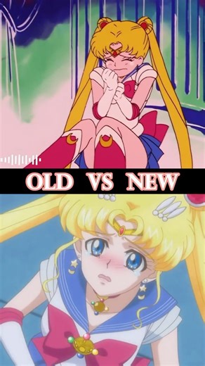 Classic vs. Crystal #sailormoon #sailormooncrystal #comparison