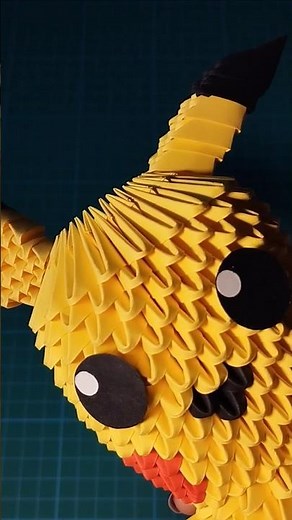 Pikachu 3d origami Pokemon 😶‍🌫️