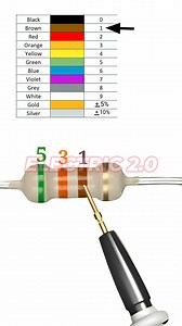 530 ohm Resistor Color Code #resistor #electronics | Electric 2.0