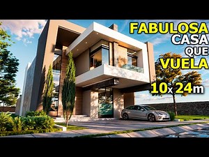 CASA con IMPACTANTE VOLADIZO I 10m I 4 Habitaciones