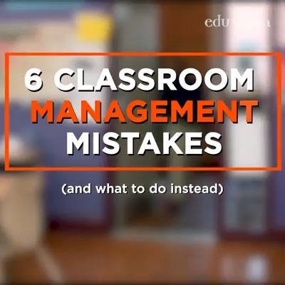 When you're frustrated by student behavior, it's easy to fall into common classroom management mistakes that exacerbate the issues. But there are evidence-based strategies you can use to make things better for you *and* your students. ⭐ | Edutopia