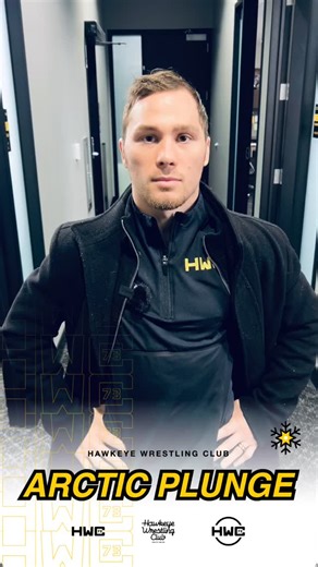 Hawkeye Wrestling Club on Instagram: "We’re 8 days away from our Arctic Plunge!! 🥶 Follow the link 🔗 in our bio to sign up to jump with Spencer Lee!🐤 #boom #wrestletownusa #iowahawkeyewrestling #gohawks"