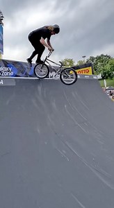 Is he winning a contest, putting on a demo, or both? @tomjustice_bmx putting a serious hurting on the mini during practice at the @munichmash event before going on to win. #GTbmx #bmx #gtbikes | GT BMX Freestyle