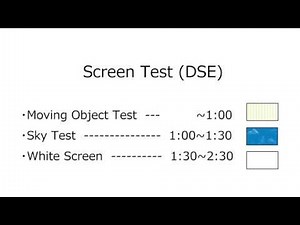 Screen Test (DSE:Dirty screen effect) 1080p 60fps