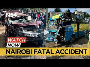 BREAKING ACCIDENT: 1 dead, 8 injured after bus crashes into vehicles on Valley Road, Nairobi– News54