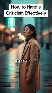 How to Handle Criticism Effectively