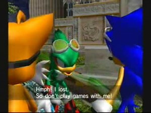Sonic Riders - Hero Story - Scene 10 and credits