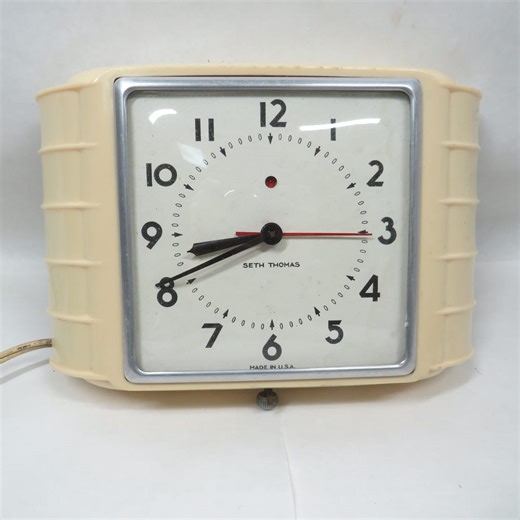 Seth Thomas Clock Non Working Vintage Collectible - Etsy