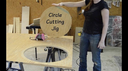 Build an easy circle cutting jig for a router