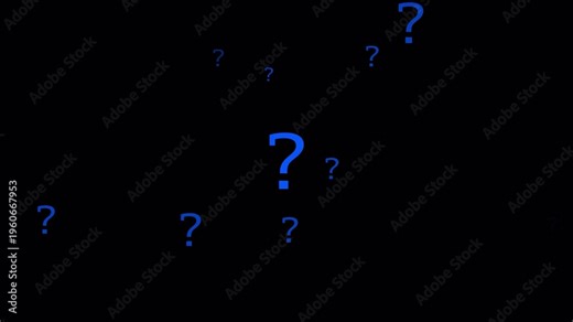 Question mark animation Quiz trivia game competition question mark frame for quizzes and FAQs Question mark symbol Answer question Examination test in transparent background in 4K animation