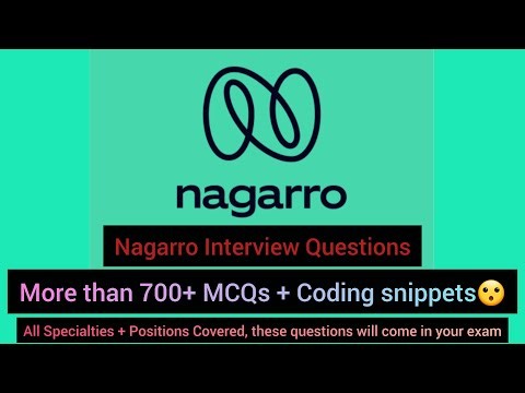 Nagarro Interview Questions📚 & Coding Round 💻 | Campus Drive Preparation 🚀