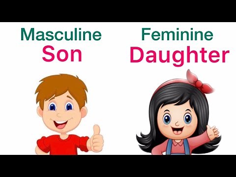 He and She /Masculine Gender and Feminine Gender / ENGLISH GRAMMAR / GRADE 1/NCERT