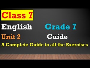 Class 7 English unit 2/grade 7 English chapter 2