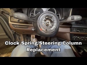 Bmw F10 Clock Spring/Steering Column Switch Replacement (550i, 535i, 528i) DIY