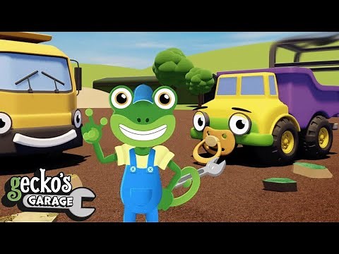 Daisy The Baby Dumper Truck | Gecko 2D | Learning Videos for Kids