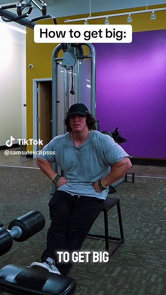How to get big #samsulek #samsulekeffect #gymtok #samsulektalks #samsulekedit #gymmotivation #samsuleklifts