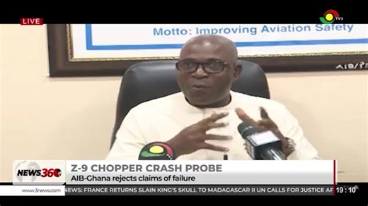 3.3K views · 58 reactions | The Aircraft Accident and Incident Investigation and Prevention Bureau, AIB-Ghana, is fighting back claims they are failing at their jobs. #News360 | TV3 Ghana | Facebook