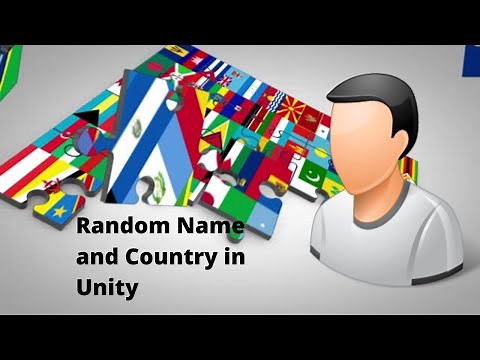 Generate Random Name and Country in Unity [Tutorial]
