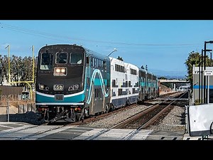 Metrolink Trains in Various Locations (HD)