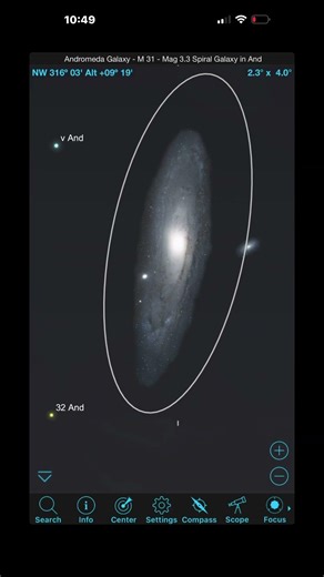 Check out andromeda galaxy tonight #andromedagalaxy #space