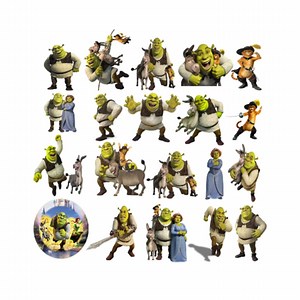 Shrek, Shrek Png File, Png Bundle, Vector, Cricut, Silhouette, Cut Files, Digital Download, Instant Download, Vector File Png File, Shrek - Etsy