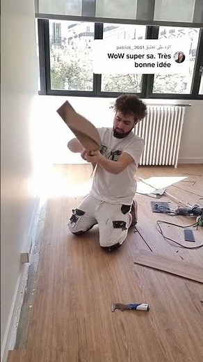 how pros fit laminate around corners #flooring #installation #technique