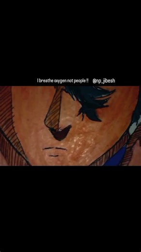 I breathe oxygen not people !!#anime