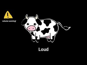 Cow "Moo" Sound Variations in 60 seconds