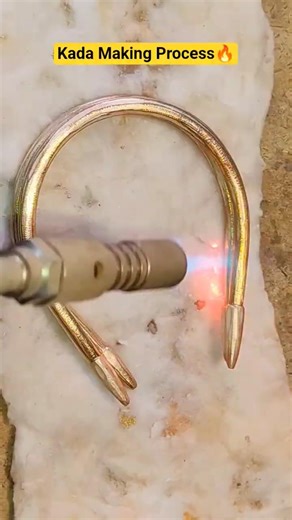 Handmade Kada Making Process 🔥 #shorts #handmade #kada #making #process