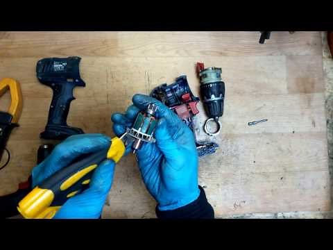How to disassemble and fix Bosch GSR 18V Li armature commutator