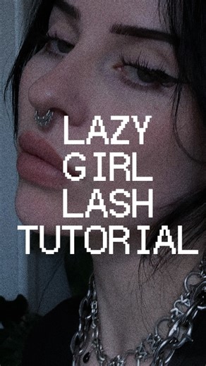 Lily on Instagram: "Lazy girl lash tutorial - love an at home beauty DIY - - Products: KISS Lashes You Dew You Cluster Lash Club glue and tweezers Scissors lol - Jewelry: @punkyouth_official earrings @regalrose shorter necklace (code ITSLILYPOD aff/pr) @askemblastore longer necklace and septum - - #girlswithtattoos #girlswithink #altgirl #elderemo #altfashion #emoaesthetic #makeuptutorial #eyelashtutorial #fakeeyelashes #lashtutorial #lazygirl"