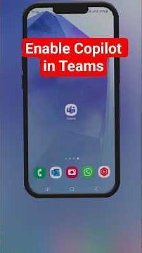 Enable Copilot in Microsoft Teams. #Copilot #Teams #Microsoft #tech #AI #Technology