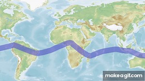 ITCZ Migration Animation on Make a GIF