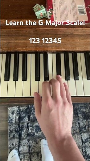 Learn the G Major Scale - one sharp f sharp!