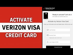 How To Activate Verizon Visa Credit Card Online 2024 (Step-By-Step Guide)