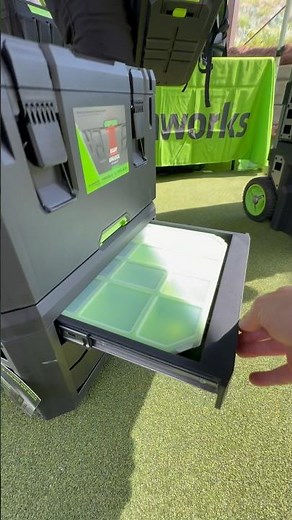 NEW Greenworks 3-Drawer Toolbox! First Look!