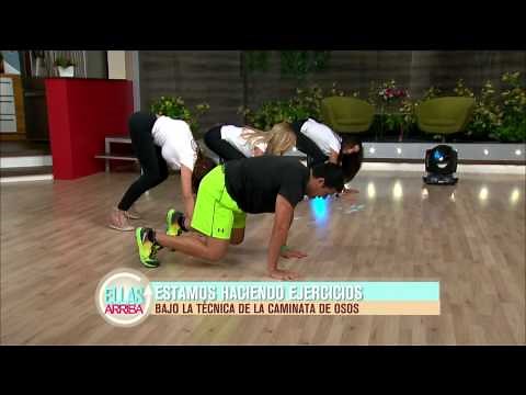 Ejercicios con la técnica de caminata de osos