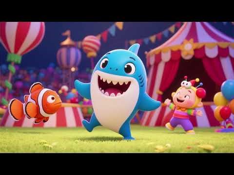 Baby Shark Dance and the Clownfish Circus | Nursery Rhymes & Kids Songs