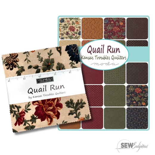 Quail Run | Kansas Troubles Quilters for Moda Fabrics | Charm Pack | 9830PP - Etsy