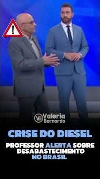 Professor alerta para desabastecimento no Brasil #diesel #iran