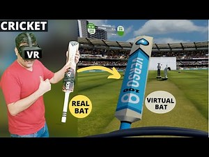 Cricket in VR with REAL BAT | Best VR Cricket Experience on Oculus Quest 2 and Rift