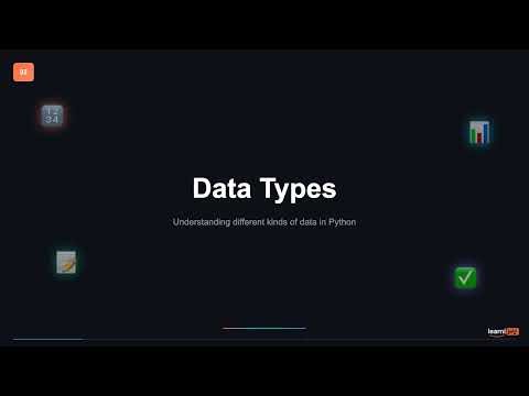 Python Data Types — int, float, str, bool Explained