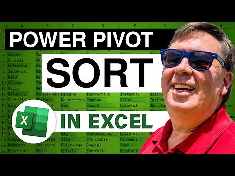 Excel - Master Power Pivot Sorting in Excel: Sort Data in Just 9 Clicks! - Episode 1324