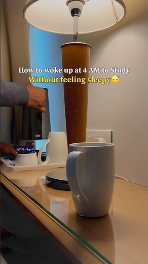 How to woke up at 4 AM to Study Without feeling sleepy #studyadvice #motivation #studytips #students