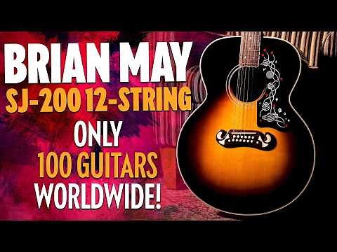 Brian May's BRAND NEW Gibson Signature Acoustic! | Brian May SJ-200 12-String!