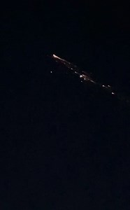 40K views · 585 reactions | Astronomers say debris from a Space X rocket reentered earth’s atmosphere at around 9 p.m. Thursday night. Mario Loera of East Wenatchee caught the these celestial-looking streaks on camera. The rocket launched 60 internet satellites into the earth’s atmosphere. | Source ONE News | Facebook
