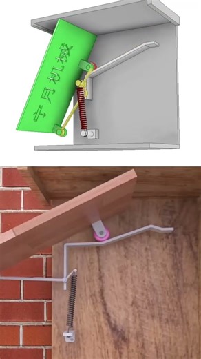 Open close Door mechanism #cad #design #machine